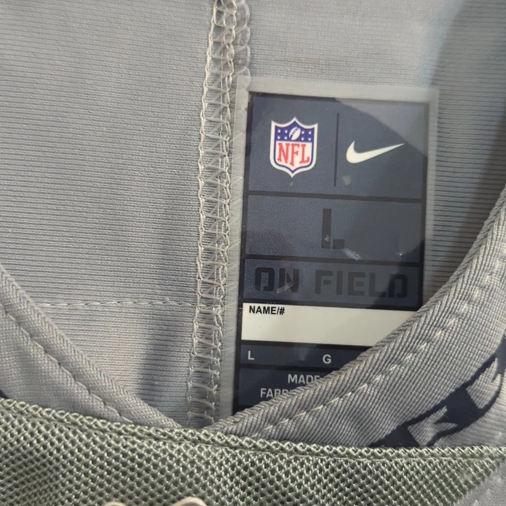 Nike Infield Seattle Seahawks Adams #33 Gray Jersey NWT - Picture 4 of 6